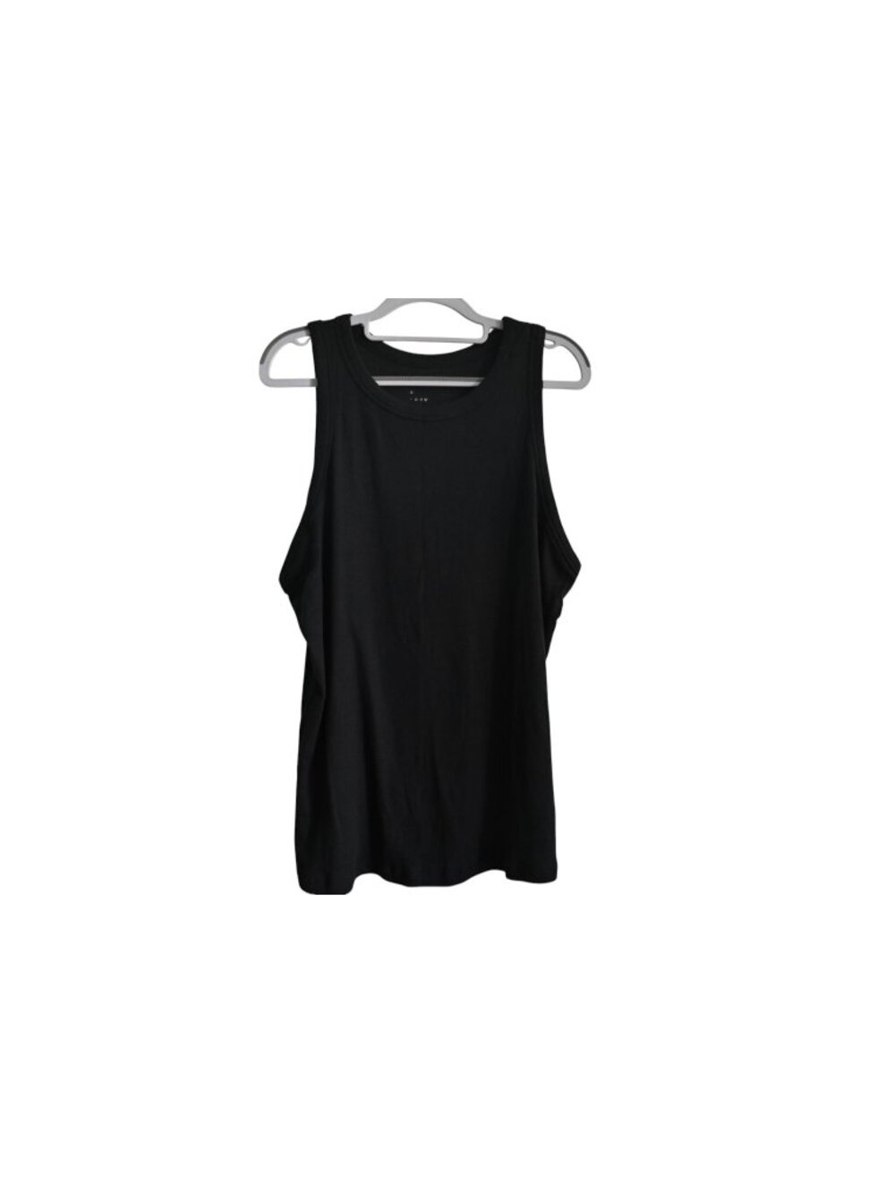 NWT A New Day Tank Top Sz 1X Black Sleeveless Scoop Neck Stretch Casual Basic